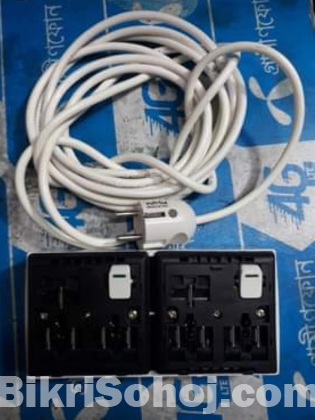 High quality Home made Multy Plug with 40/76 15 Feet Cable